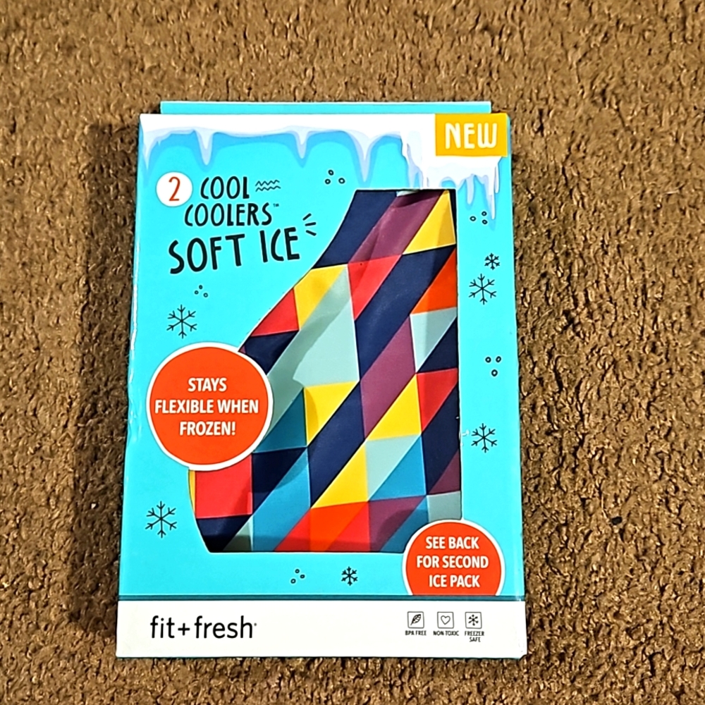Fit+fresh 2 ct cool coolers soft ice packs